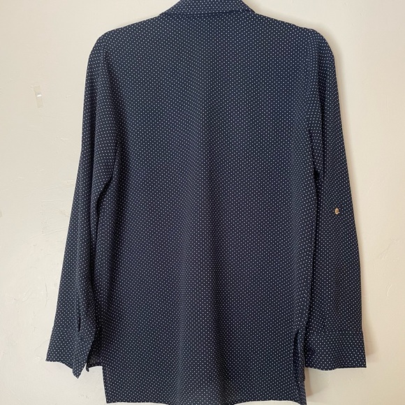 Michael Kors blouse w/ zipper and roll sleeves - Picture 6 of 6